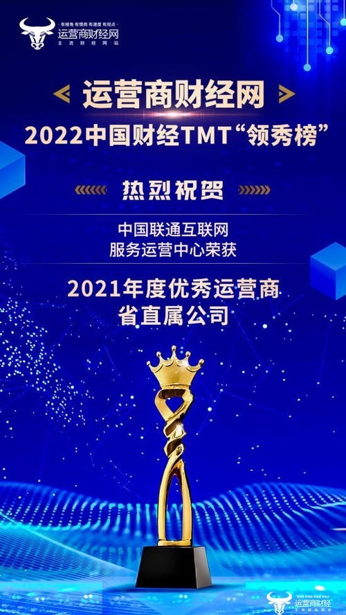 2021年度優秀運營商地市公司獲獎名單揭曉 中國聯通互聯網服務運營中心引領工業互聯網數據服務新標桿